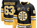 Brad Marchand Boston Bruins  100th Anniversary Premier Breakaway Player Jersey - Black