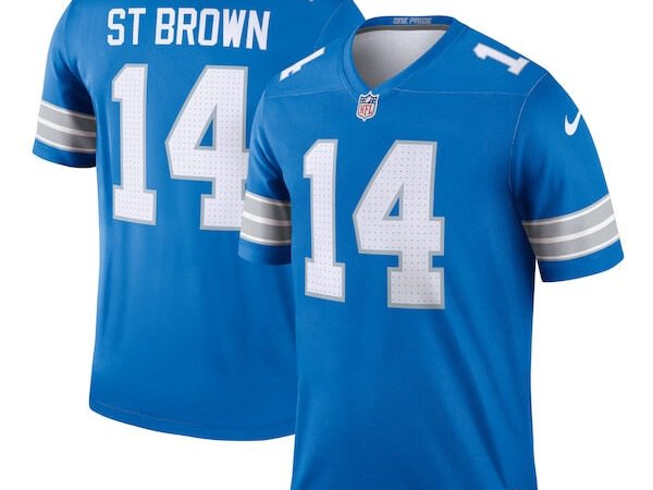 Amon-Ra St. Brown Detroit Lions Nike Legend Jersey - Blue