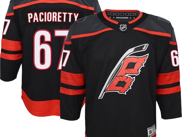 Max Pacioretty Carolina Hurricanes Youth 2022/23 Home Premier Player Jersey - Black