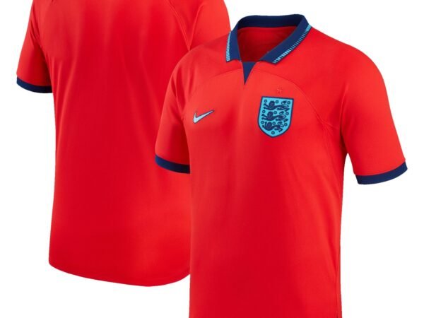 England National Team Nike Youth 2022/23 Away Authentic Blank Jersey - Red