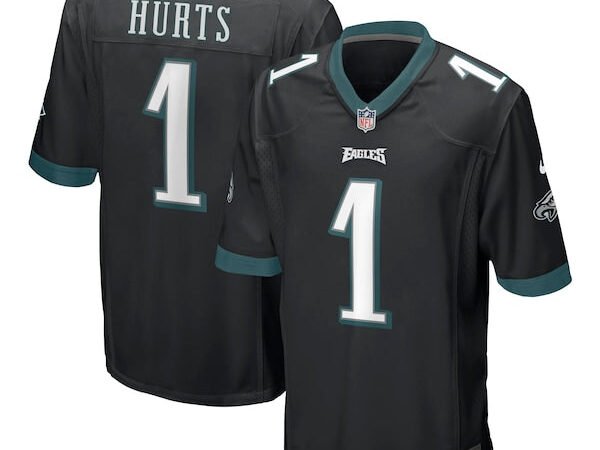 Jalen Hurts Philadelphia Eagles Nike Game Jersey - Black