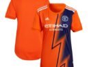 New York City FC adidas Women's 2022 The Volt Kit Replica Blank Jersey - Orange