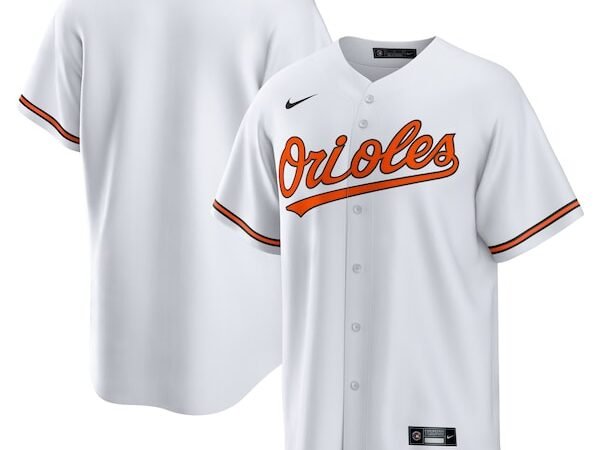 Baltimore Orioles Nike Home Replica Team Jersey - White