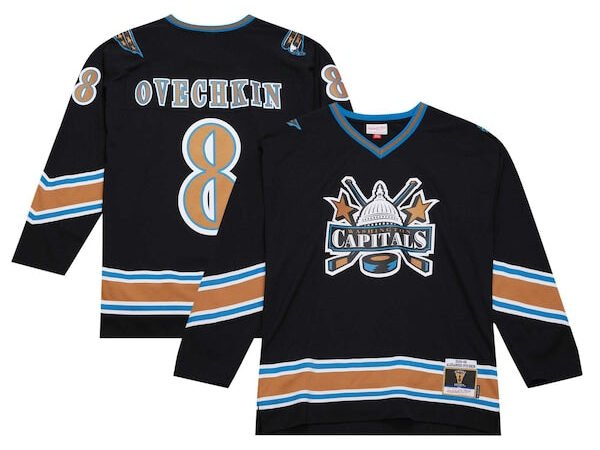 Alexander Ovechkin Washington Capitals 2005/06 Blue Line Player Jersey - Black