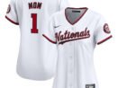 Washington Nationals Nike Women's #1 Mom Home Limited Jersey - White