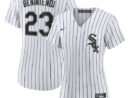Andrew Benintendi Chicago White Sox Nike Women's Home Official Player Jersey - White/Black