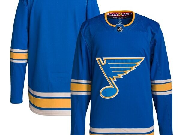 St. Louis Blues adidas Men's Alternate Authentic Jersey - Blue