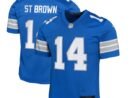 Amon-Ra St. Brown Detroit Lions Nike Youth Team Player Game Jersey - Blue