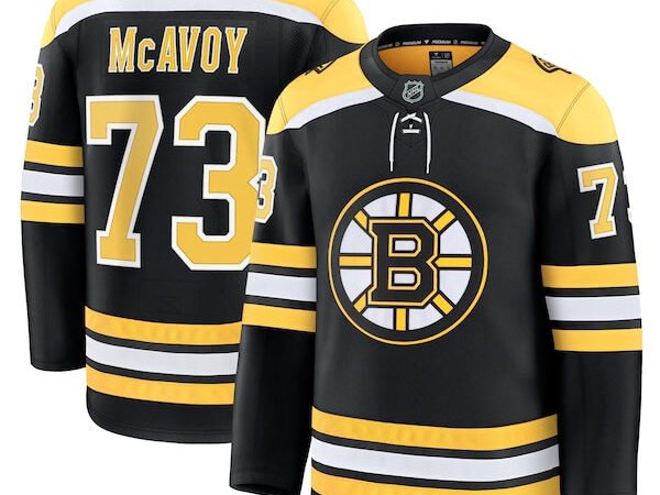 Charlie McAvoy Boston Bruins  Home Premium Jersey - Black