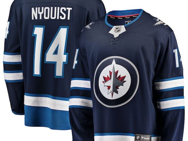 Gustav Nyquist Winnipeg Jets Home Breakaway Jersey - Navy