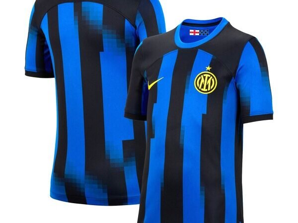 Inter Milan Nike Youth 2023/24 Home Replica Jersey - Blue