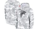 Atlanta Falcons Nike 2024 Salute to Service Club Fleece Pullover Hoodie - Arctic Camo