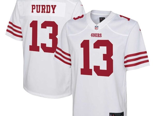 Brock Purdy San Francisco 49ers Nike Youth Player Game Jersey - White