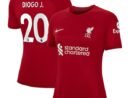 Diogo Jota Liverpool Nike Women's 2022/23 Home Breathe Stadium Replica Player Jersey - Red