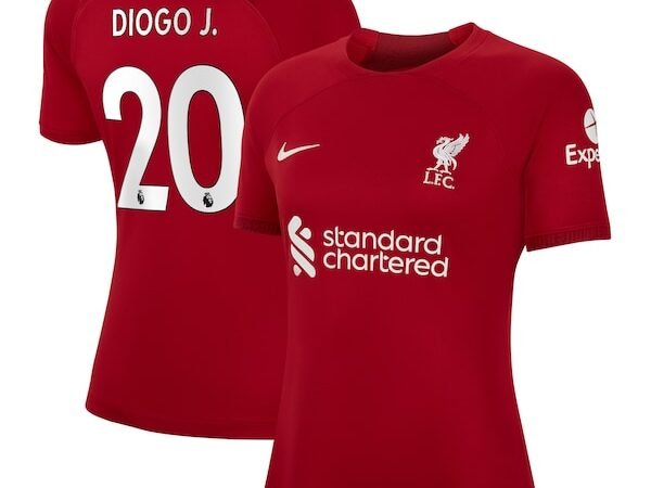 Diogo Jota Liverpool Nike Women's 2022/23 Home Breathe Stadium Replica Player Jersey - Red