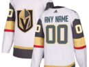 Vegas Golden Knights adidas Away Authentic Custom Jersey - White