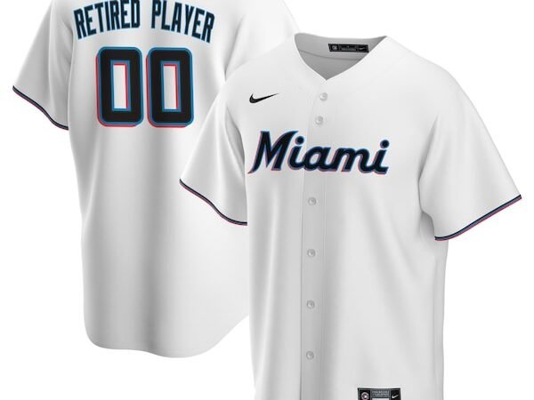 Miami Marlins Nike Home Pick-A-Player Retired Roster Replica Jersey - White