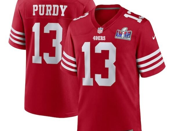 Brock Purdy San Francisco 49ers Nike Super Bowl LVIII Game Jersey - Scarlet