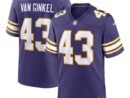 Andrew Van Ginkel Minnesota Vikings Nike Alternate Game Jersey -  Purple