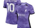 Alexis Mac Allister Liverpool Nike Women's 2023/24 Third Stadium Replica Player Jersey - Purple