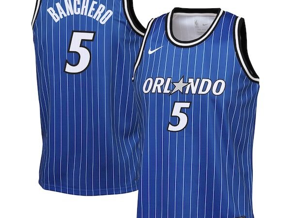 Paolo Banchero Orlando Magic Nike Youth Icon Edition Swingman Jersey - Blue