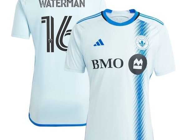 Joel Waterman CF Montreal adidas 2024 La Main Replica Player Jersey – Light Blue