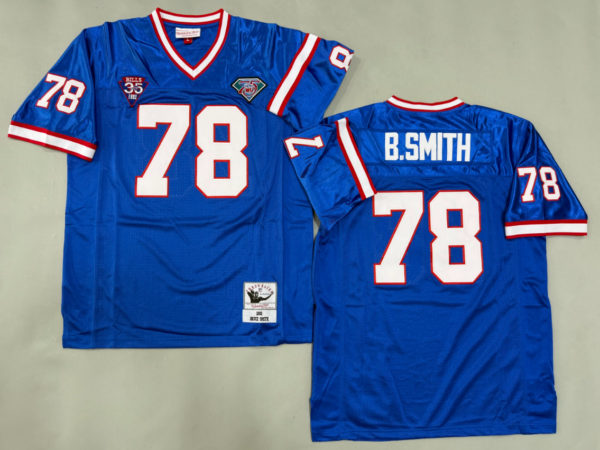 Bruce Smith Buffalo Bills Authentic Throwback Retired Player Jersey
