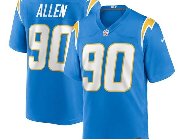 Brevin Allen Los Angeles Chargers Nike Team Game Jersey -  Powder Blue