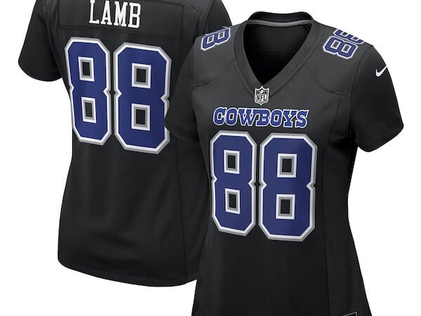 CeeDee Lamb Dallas Cowboys Nike Women's Fashion Game Jersey - Carbon Black