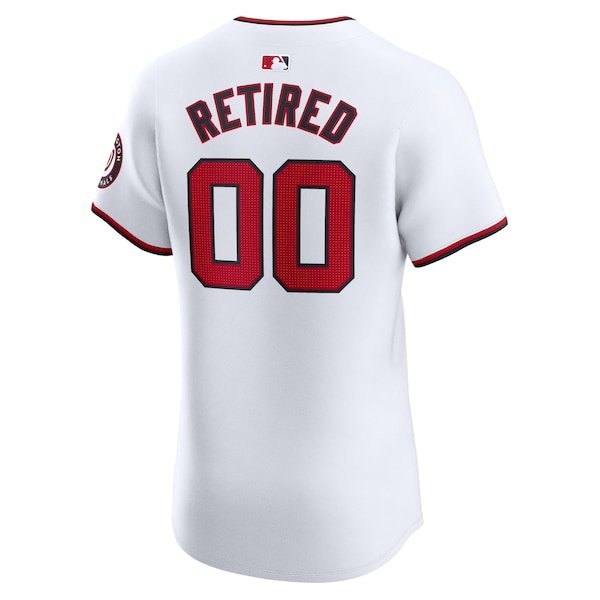Washington Nationals Nike Home Elite Pick-A-Player Retired Roster Jersey - White