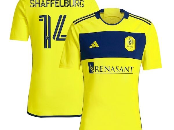 Jacob Shaffelburg Nashville SC adidas 2024 The 615 Kit Replica Player Jersey - Yellow