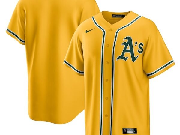 Oakland Athletics Nike Alternate Replica Team Jersey - Gold