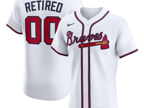 Atlanta Braves Nike Home Elite Pick-A-Player Retired Roster Jersey - White