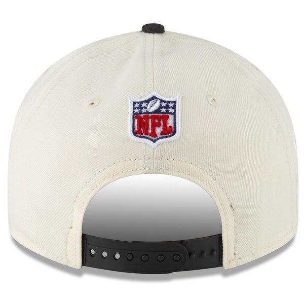 Kansas City Chiefs New Era Super Bowl LVIII Champions Locker Room Low Profile 9FIFTY Adjustable Hat - Cream/Black