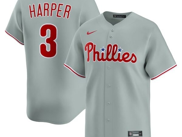 Bryce Harper Philadelphia Phillies Nike Alternate Limited Player Jersey - Gray