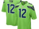 12th Fan Seattle Seahawks Nike  Game Jersey - Neon Green