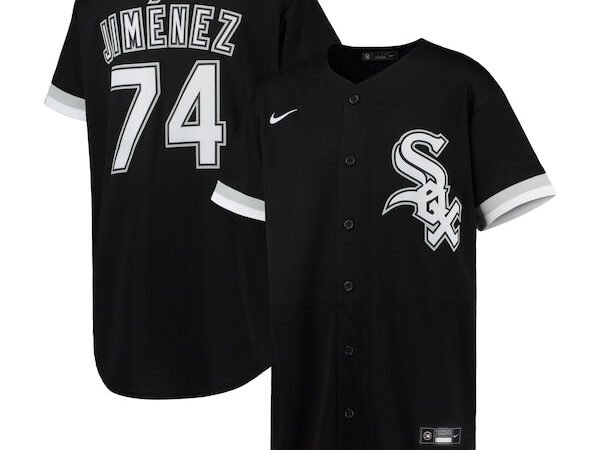 Eloy Jimenez Chicago White Sox Nike Youth Alternate Replica Player Jersey - Black