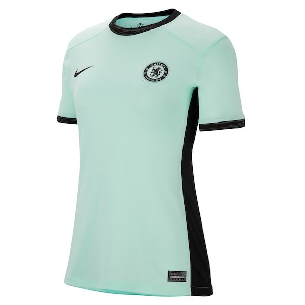 Chelsea Nike Women's 2023/24 Third Stadium Replica Custom Jersey - Mint