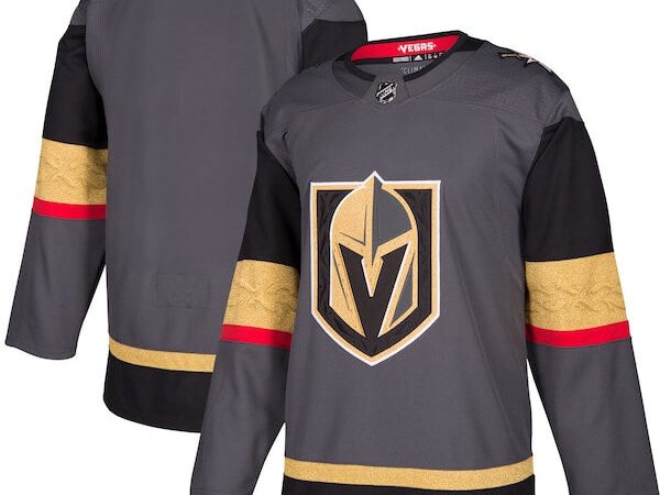 Vegas Golden Knights adidas Alternate Authentic Blank Jersey - Gray