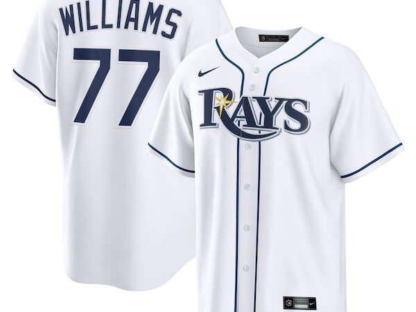 Carson Williams Tampa Bay Rays Nike Home Replica Player Jersey - White