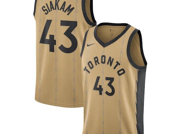 Pascal Siakam Toronto Raptors Nike Unisex 2023/24 Swingman Jersey - Gold - City Edition