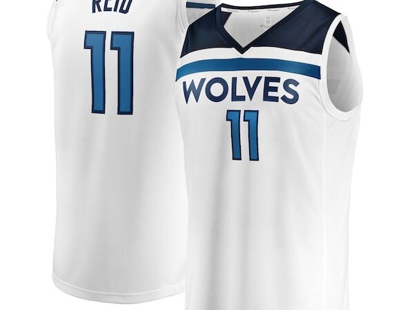 Naz Reid Minnesota Timberwolves  Youth Fast Break Replica Player Jersey - Association Edition - White