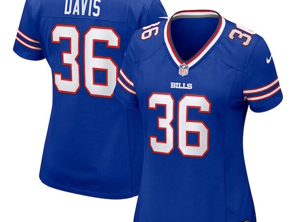 Caden Davis Buffalo Bills Nike Women's Team Game Jersey - Royal