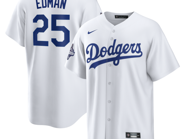 Tommy Edman Los Angeles Dodgers Nike 2025 World Series Champions Home Replica Jersey - White