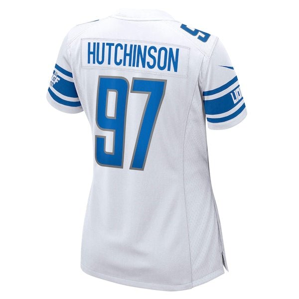 Aidan Hutchinson Detroit Lions Nike Women's Player Jersey - White
