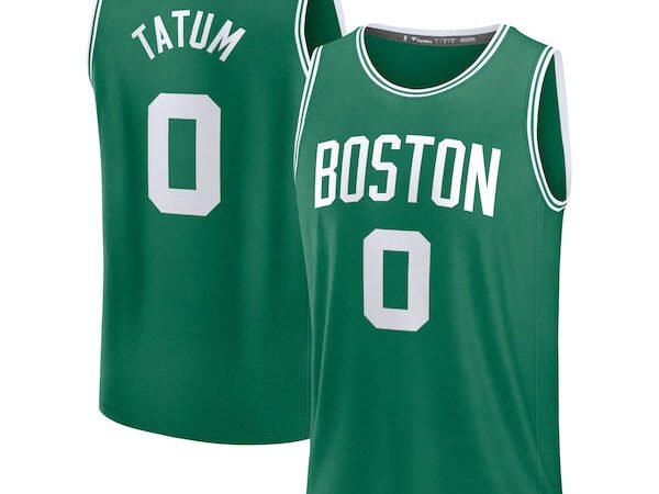 Jayson Tatum Boston Celtics  Youth Fast Break Replica Player Jersey - Icon Edition - Kelly Green