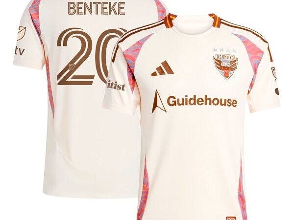 Christian Benteke D.C. United adidas 2025 The Soul Kit Authentic Player Jersey - Natural