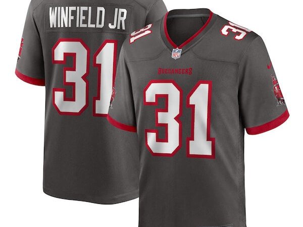 Antoine Winfield Jr. Tampa Bay Buccaneers Nike Game Jersey - Pewter/Red