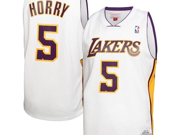 Robert Horry Los Angeles Lakers 2001/02 Hardwood Classics Swingman Jersey - White