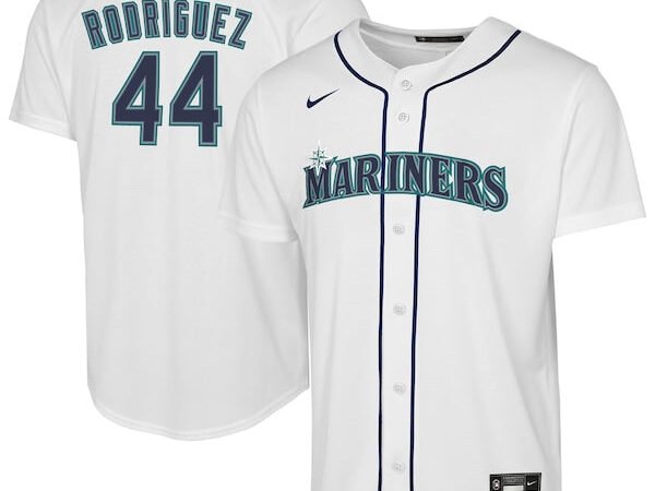 Julio Rodriguez Seattle Mariners Nike Youth Home Replica Player Jersey - White